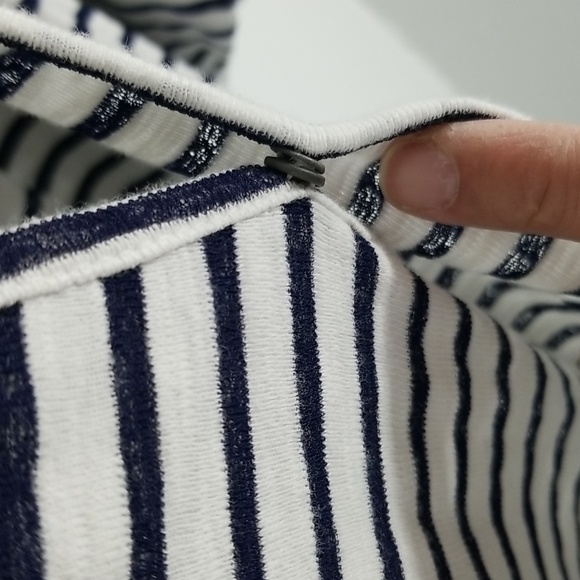 {Anthropologie} Eri + Ali Joceline Striped Wrap Top - Picture 5 of 10